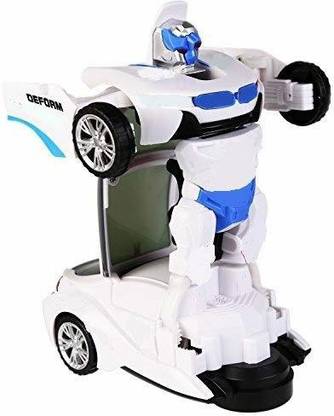 Sparkles Bloom Convertible 2in1 Robot Train Transformer Toy for Kids