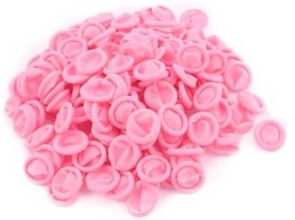 ECSTATIC [Pack of 200] Anti-Static Latex Finger Cots (Reusable Rubber Fingertips) Pink Latex  Safety Gloves