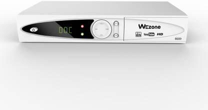 Wezone HD STB 8009 DVB-S2 Satellite Receiver with Dongle Media Streaming Device