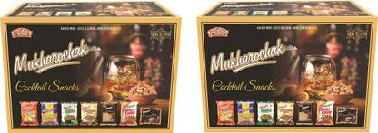 MUKHAROCHAK COCKTAIL SNACKS COMBO PACK (Pack of 2 255 gm each)