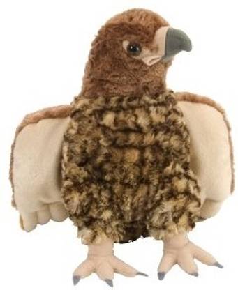 WILD REPUBLIC Red Tailed Hawk Plush, Stuffed Animal, Plush Toy, Gifts Kids, Cuddlekins, 12 Inches  - 30.48 cm