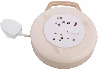 ANCHOR Polycarbonate Flexicord 3-Pin Dyna (Ivory and White) 3  Socket Extension Boards
