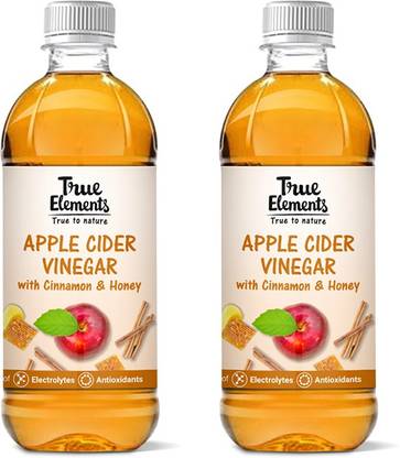 True Elements Apple Cider Vinegar With Cinnamon And Honey Vinegar