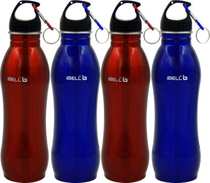 आईबेल W750T4C प्रीमियम स्टेनलेस स्टील, 4 का सेट, 750 ml वाटर बॉटल
