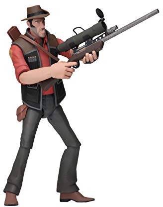 NECA Team Fortress 2 7" Scale Action Figures Series 4 RED Sniper