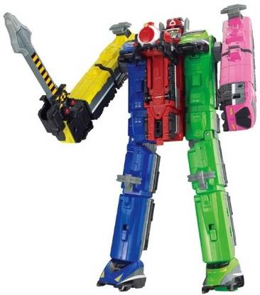 Bandai Ressha Sentai Tokkyuger Train Union Series 1-5 Ressha Gattai DX Tokkyu-O