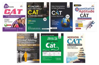 Study Package for Cat & Other MBA Entrance Exams with 10 Mock Tests