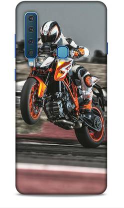 MAPPLE Back Cover for Samsung Galaxy A9 (2018) Quad Camera (Bike / Bike Rider / Printed)