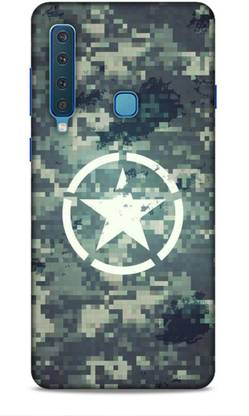 MAPPLE Back Cover for Samsung Galaxy A9 (2018) Quad Camera (Captain America Shield)