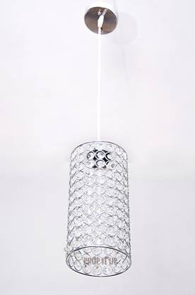 Prop It Up Crystal Cylindrical Shaped Led Pendant/Hanging Celling Light with as Four/K-9 Crystals, led Pendant Light Bulb not Included Chandelier Ceiling Lamp