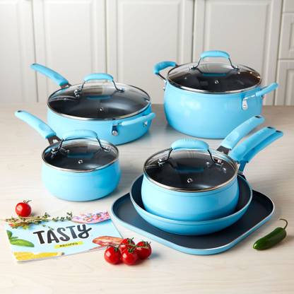 Tasty Induction Bottom Non-Stick Coated Cookware Set