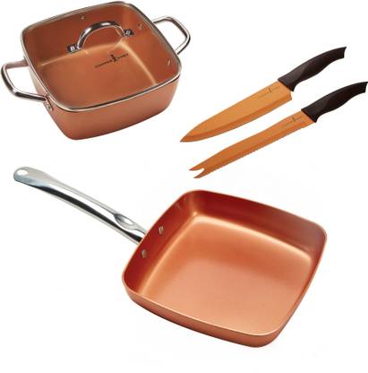 Copper Chef Induction Bottom Non-Stick Coated Cookware Set