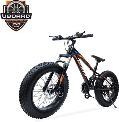 Uboard 20inch Fat TIRE Bike | 21 Speed | Authentic Shimano Gear Set 24 T (inch) Mountain Cycle