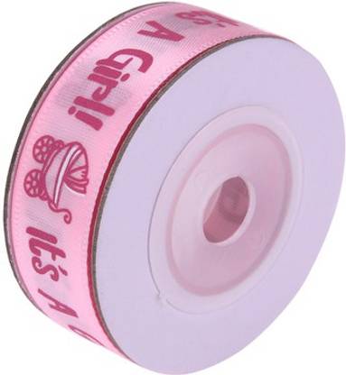 CadetBlue Pink Birthday Ribben