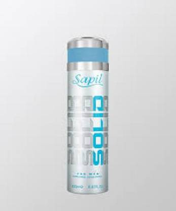 Sapil Solid Blue Deodorant (Imported From U.A.E) Deodorant Spray  -  For Men