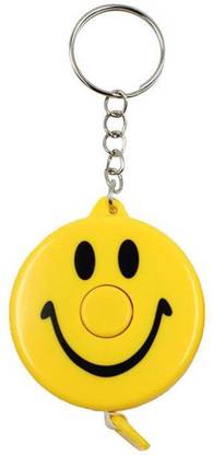 Flipkart SmartBuy Yellow Smiley Plastic Inch Tape Key Chain