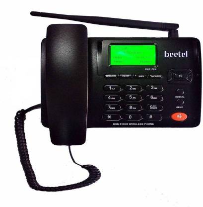 Beetel Cordless Landline Phone Corded Landline Phone with Answering Machine