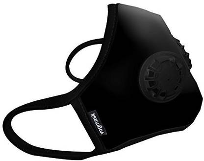Vogmask Double Valve Black C2V Medium