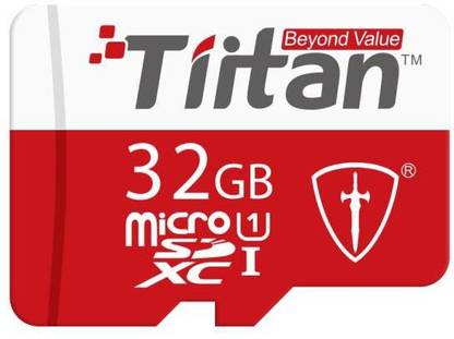 Tiitan Tiitan32GB Ultra 32 GB MicroSDXC UHS Class 1 100 MB/s  Memory Card Compatible with Mobile, Tablet, Camera