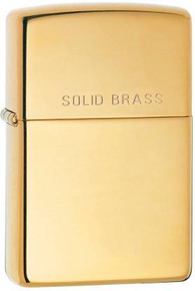 ZIPPO Solid Brass Pocket Lighter