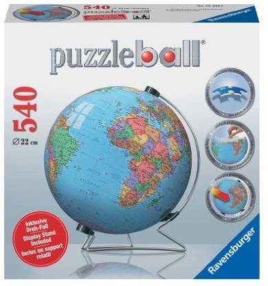 RAVENSBURGER Globe 540 Piece 3D Puzzle Ball