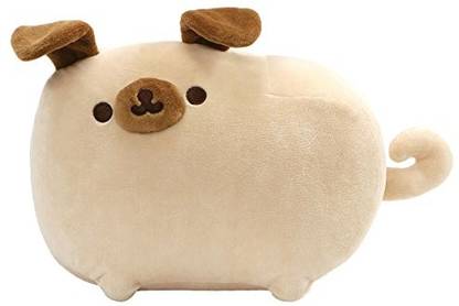 GUND Pusheen Pugsheen Dog Plush Stuffed Animal with Poseable Ears, Tan, 9.5"  - 19.05 cm