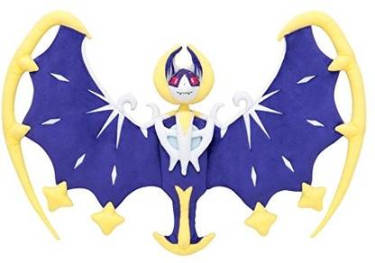 POKEMON Lunala Stuffed Plush Toy, 20.5 x 12.2-Inch  - 19 cm