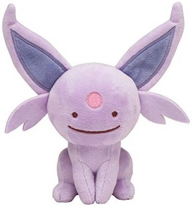 POKEMON Center Original (7-Inch) Poke Plush Doll Ditto Espeon (Metamon Eifie)  - 8.1 cm