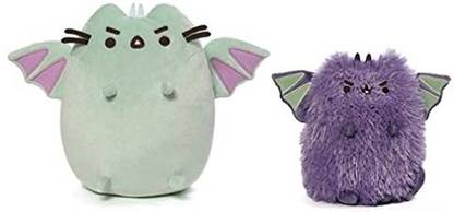GUND Pusheen 9" Dragonsheen Plush Bundle with 6" Dragon Pip  - 23.88 cm