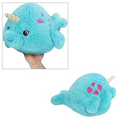 Squishable Mini Baby Narwhal 7" Plush  - 12.7 cm