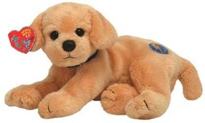 TY Beanie Babies 2.0 Fletch Cover Dog (Laying)  - 6.35 cm