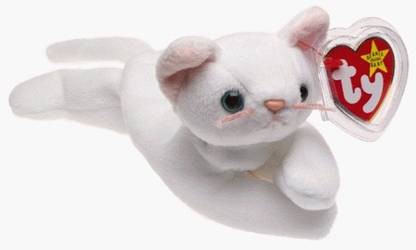 TY Beanie Babies Flip the Cat  - 3.56 cm