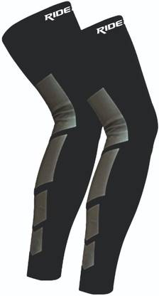 Just Rider Calf Leg Sleeve for ,Football,Tennis Running-Support Black-Large Knee Support