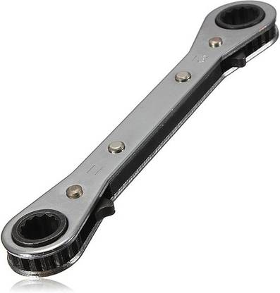 KiWarm Raitool HT04 Reversible Ring Ratchet Spanner Ratchet Wrench Double Sided Star Box Wrench