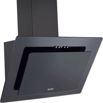 Glen Kitchen Chimney 6079 SG PB 90cm 1000 m3h Wall Mounted BLACK 1000 CMH Chimney