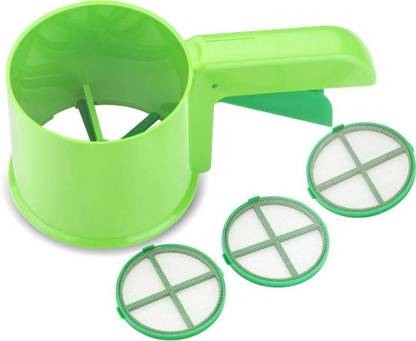 ROXA Plastic 3 in 1 Flour Shifter Strainer Sieve