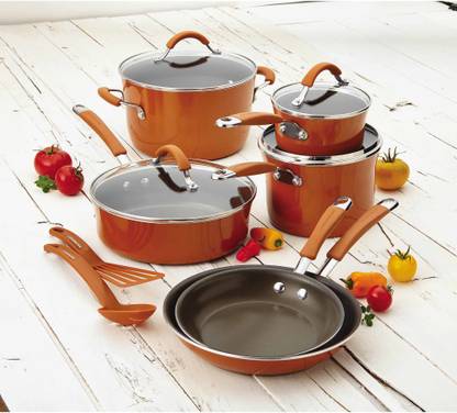 Rachael Ray Induction Bottom Non-Stick Coated Cookware Set