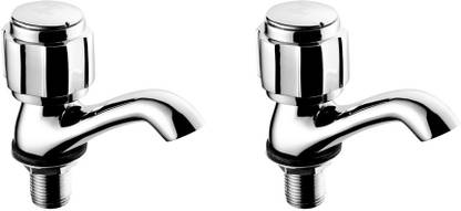 H Vitreous H760302 By Chord Pillar Cock Pack of 2 Basin Mixer Faucet