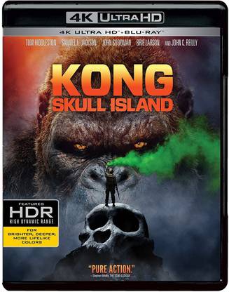 Kong: Skull Island (4K UHD + Blu-ray) (2-Disc Set) (Region Free + Fully Packaged Import)