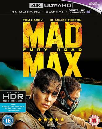 Mad Max: Fury Road (4K UHD + Blu-ray + Digital HD + UV) (2-Disc Box Set) (Region Free + Slipcase Packaging + Fully Packaged Import)
