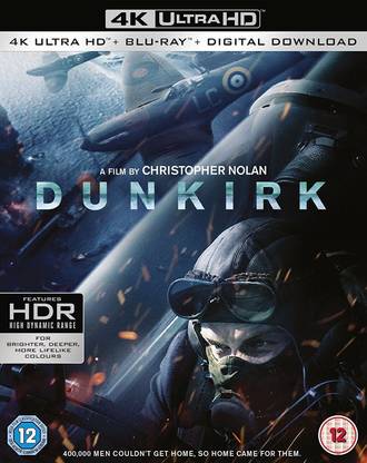 Dunkirk (4K UHD + Blu-ray + Digital Download) (3-Disc Box Set) (Slipcase + Fully Packaged Import) (Region Free)