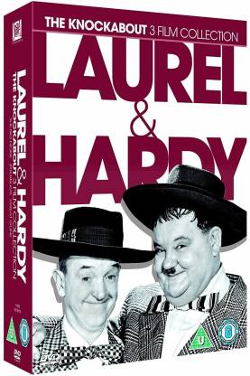 Laurel & Hardy: The Knockabout 3 Films Collection: The Big Noise + Jitterbugs + Great Guns (3 Movies in 3-Disc Box Set) (Slipcase Packaging + Fully Packaged Import) (Region 2)