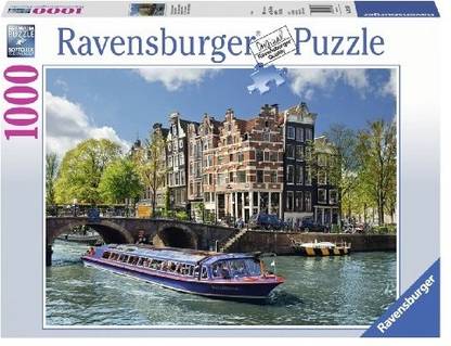 RAVENSBURGER Canal Tour in Amsterdam Jigsaw Puzzle (1000 Piece)