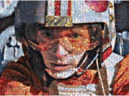 Buffalo Games Star Wars Photomosaic: Luke Skywalker- 1000 Piece Jigsaw Puzzle by