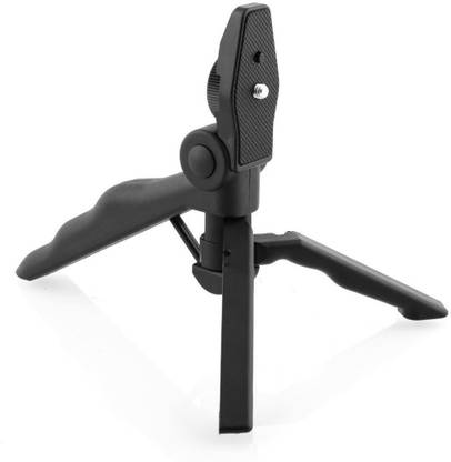 LIFEMUSIC Handle Mini Portable 2-in-1 Table Stand + Hand Grip For DSLR Camera Tripod