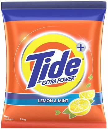 Tide Plus Extra Power Lemon & Mint Detergent Powder
