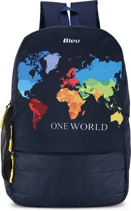 MacRaiL World map school bag |college bag| backpack Waterproof School Bag