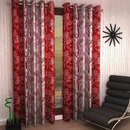 HHH FAB 213 cm (7 ft) Polyester Door Curtain (Pack Of 2)