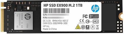 HP EX900 M.2 PCIe 3.1 x4 NVMe 3D TLC NAND 1 TB Laptop Black PCIe NVMe Internal Solid State Drive (SSD) (5829743809)