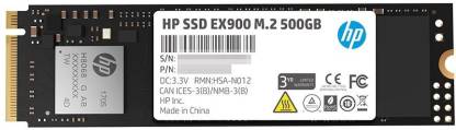 HP EX900 M.2 PCIe 3.1 x4 NVMe 3D TLC NAND 500 GB Laptop Internal Solid State Drive (SSD) (2YY44AA#ABC)